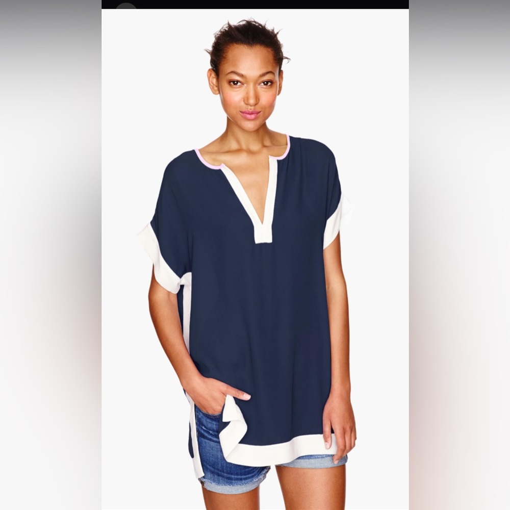 J Crew Navy and White Spring Break Cruise Travel  Coverup